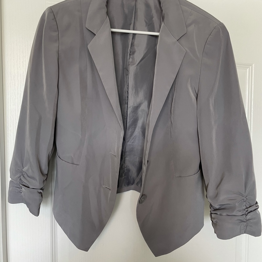 Express grey blazer jacket size 8